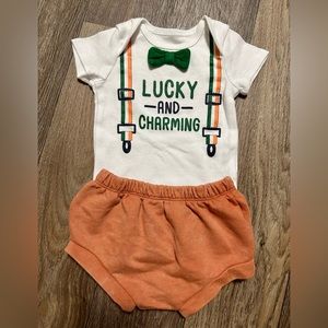 Baby St Patrick’s Day outfit 0-3 months